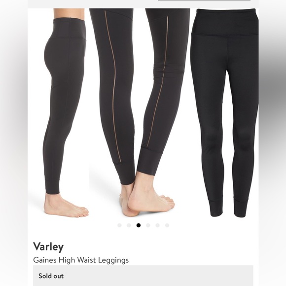 NWT Varley Gaines High Waist Leggings XS Violet Ice - Picture 2 of 9